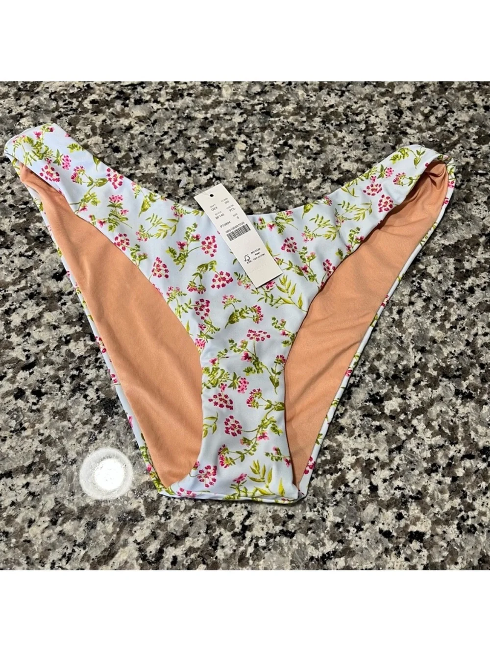 J Crew Swim S Bikini Bottom Blue